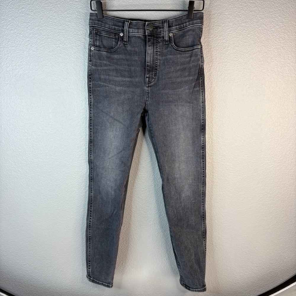 Madewell - 10" High-Rise Skinny Crop Graywash Jeans